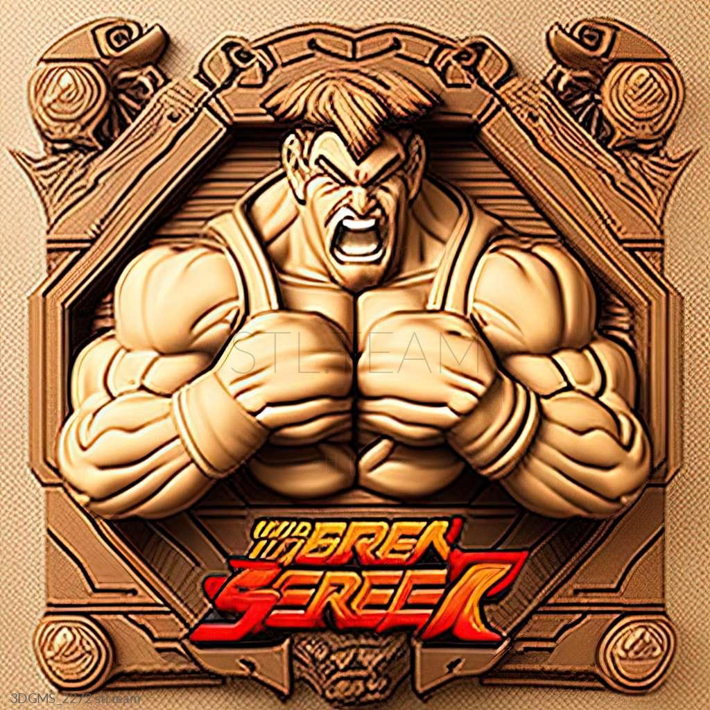 Ремикс игры Super Street Fighter 2 Turbo HD, Игры 3D модель для ЧПУ: STL /  MAX (obj)